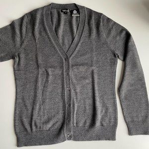 Grey Wool Bossini Cardigan